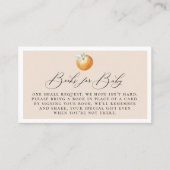 Elegant Calligrafie Book Request Enclosure Card Plaatskaartje (Voorkant)