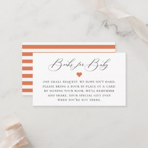 Elegant Calligrafie Book Request Enclosure Card Plaatskaartje