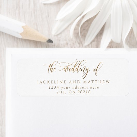 Elegant Calligrafie, het huwelijk van, het Etiket (Insitu)