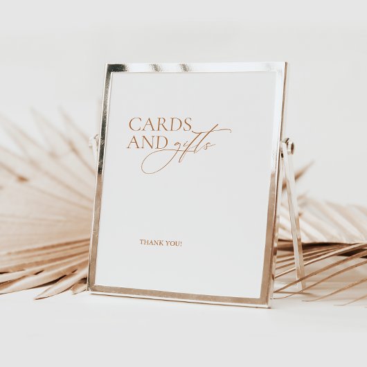 Elegant Calligrafie-Kaarten en cadeaubonnen voor b