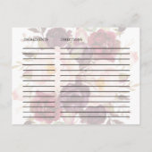 Elegant Calligrafie | Kaarten voor het ontpitten h (Achterkant)