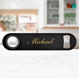 Elegant Calligrafie Name Chic Speed Bottle Opener Flessenopener