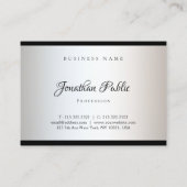 Elegant Calligrafie Script Simple Trendy Sjabloon Visitekaartje (Achterkant)