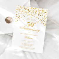 Elegant Calligraphy 50th Wedding Jubileum