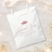 Elegant Calligraphy Afstuderen Bedankt Bedankzakje (Geknipt)