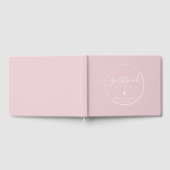 Elegant Calligraphy - Dusty Pink Wedding Gastenboek (Volledig)