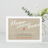 Elegant Calligraphy Moderne Housewarming Invitatio Kaart (Staand voorkant)
