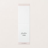 Elegant Calligraphy Script Professional Modern Visitekaartjes (Buitenkant ongevouwen)