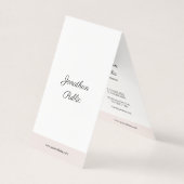 Elegant Calligraphy Script Professional Modern Visitekaartjes (Voorkant)
