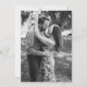 Elegant Calligraphy Wedding Invitation Kaart (Achterkant)