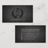 Elegant Calligraphy Yoga Meditation and ZEN Symbol Visitekaartje (Voorkant / Achterkant)