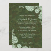 Elegant Camo Wedding Invitations Kaart (Voorkant / Achterkant)