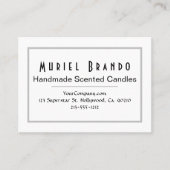 Elegant Candle Company V3 Carte de visite (Devant)