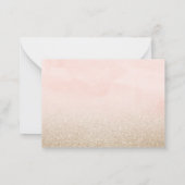 Elégant capteur de rêve aquarelle et carte à note (Dos)