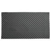Elegant Carbon Fibre Style Print Background Kussensloop (Voorkant-Rechts)
