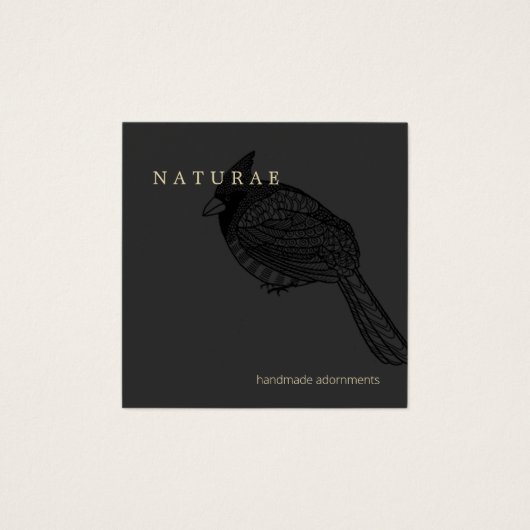 Elégant Cardinal Bird Concepteur Créatif (Devant)