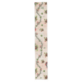 Elegant Cardinal Table Runner with Music Notes Lange Tafelloper