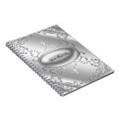 Élégant Carnet Argent (Côté Droit)