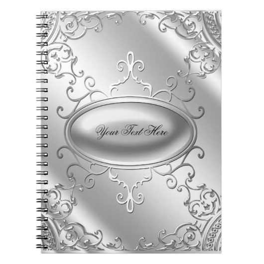 Élégant Carnet Argent (Devant)