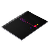 Élégant Carnet d'art d'illustration de chat noir (Côté gauche)