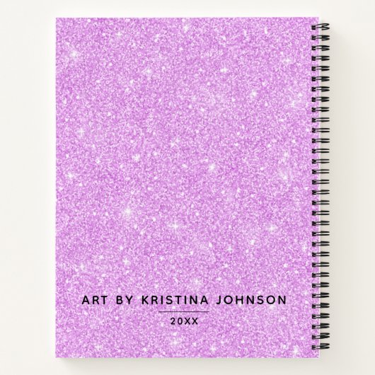 Elégant carnet de croquis de l'artiste Parties sci (Dos)