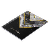 Elégant carnet de croquis géométrique unique en gr (Côté gauche)