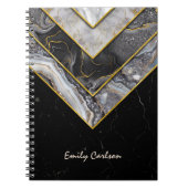 Elégant carnet de croquis géométrique unique en gr (Devant)