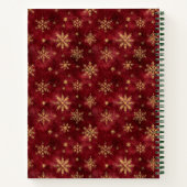 Élégant Carnet De Cuisine De Noël Pour Recettes (Dos)