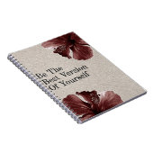 Elégant Carnet de devis/Journal avec design floral (Côté Droit)