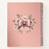 Élégant Carnet de Fête des mariées moderne personn (Dos)