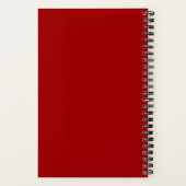 Élégant Carnet de journal des roses rouges (Verso)