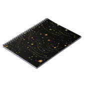 Elégant Carnet de nuit Gold Starry (Côté gauche)