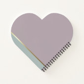 Élégant Carnet de poche Rose doré moderne et pouss (Dos)