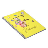 Élégant Carnet initial de papillon (Côté Droit)