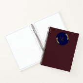 Élégant Carnet Monogramé couleur cerisier (Intérieur)