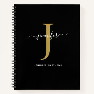 Élégant Carnet Monogramme