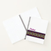 Élégant carnet motif Ankara (Intérieur)
