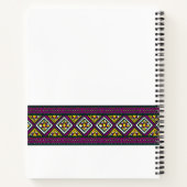 Élégant carnet motif Ankara (Dos)
