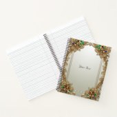 Élégant Carnet Ornate Or (Intérieur)