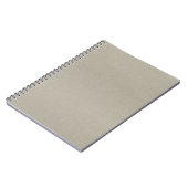 Élégant Carnet photo spirale gris clair (Côté gauche)
