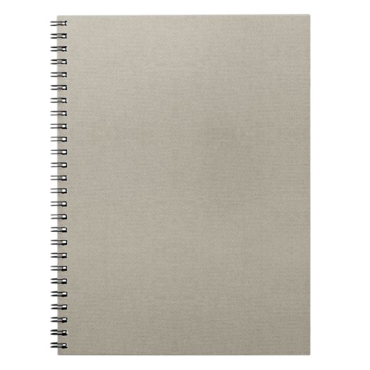 Élégant Carnet photo spirale gris clair (Devant)
