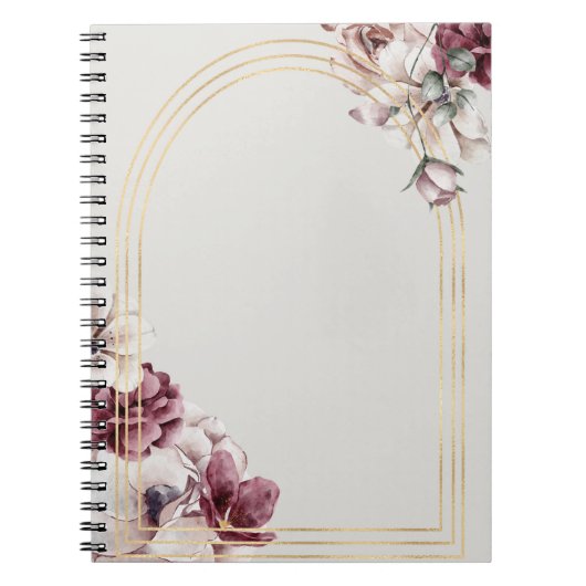 Elégant Carnet Rose Gold Arch | élégant (Devant)