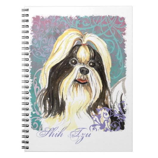 Elégant Carnet Shih Tzu (Devant)