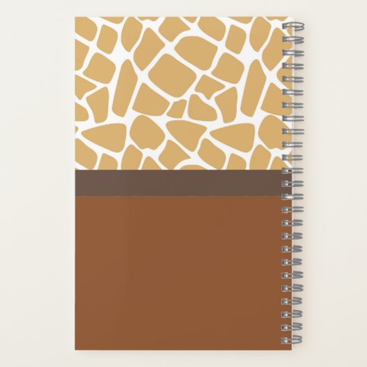 Élégant Carnet Spiral Personnalisé À Deux Tons (Verso)