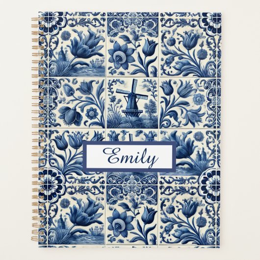 Elégant Carreaux Delft Personnalisé (Devant)