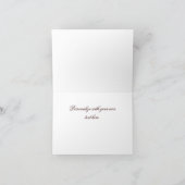 Elégant Carte de remerciements Damask (Intérieur)
