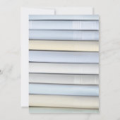 Elégant Carte de remerciements de Baby shower Flor (Dos)