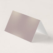 Élégant Carte de remerciements de bande (Dos)