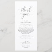 Elégant Carte de remerciements De Cadre De Mariage (Devant)