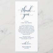 Elégant Carte de remerciements De Cadre De Mariage (Devant)